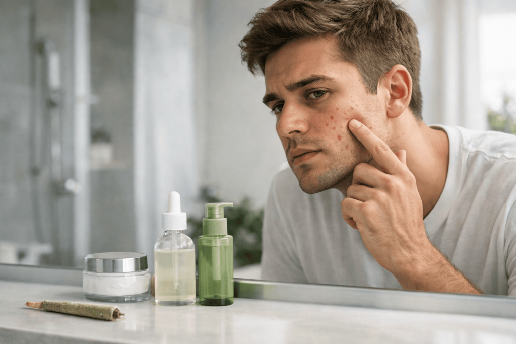 can weed cause acne