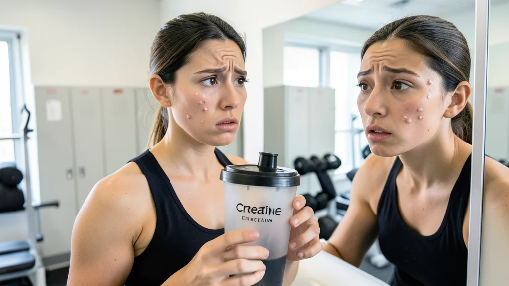 creatine zits