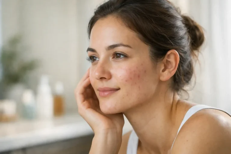 acne on cheeks