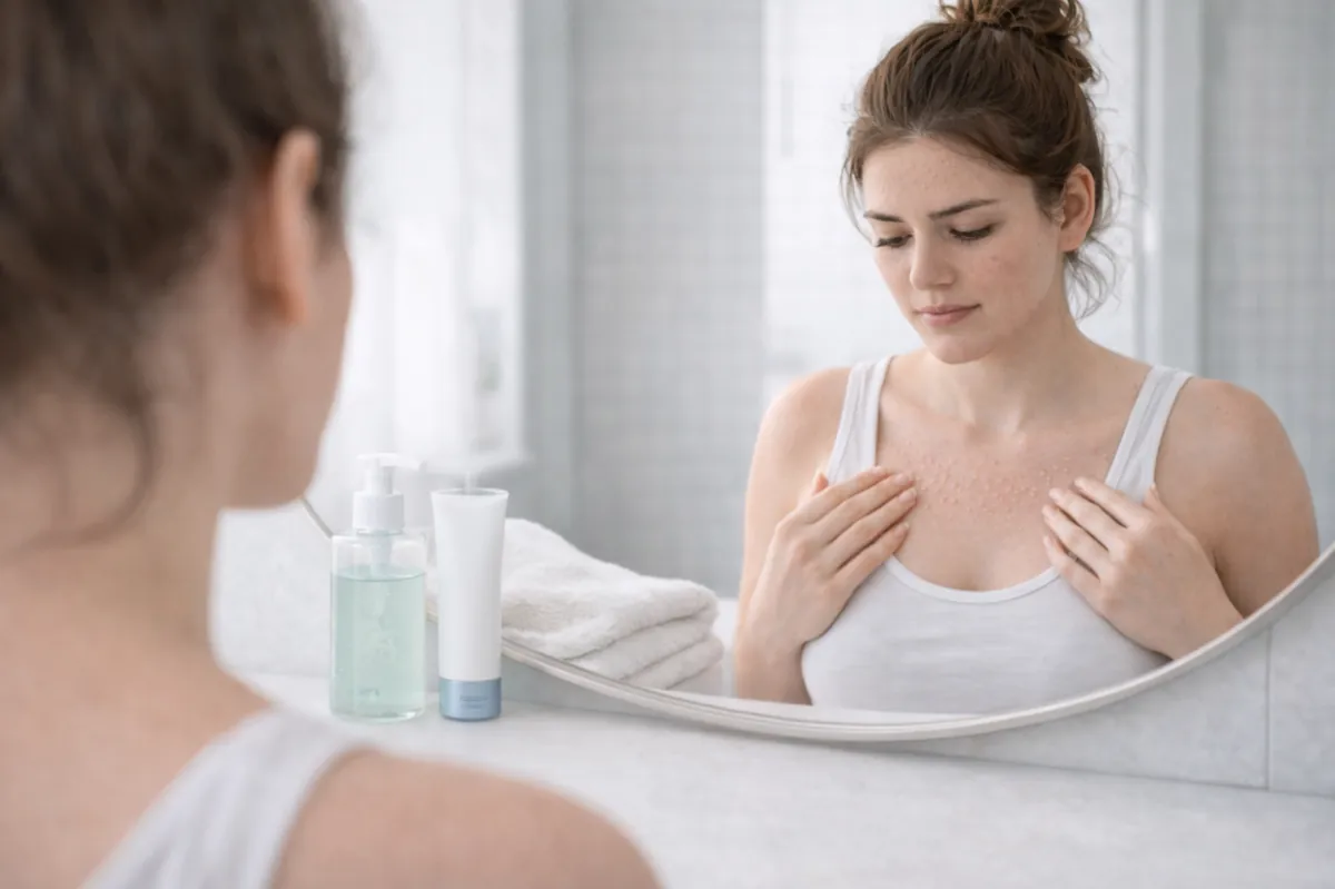 chest acne causes