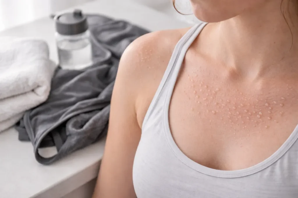 chest acne causes