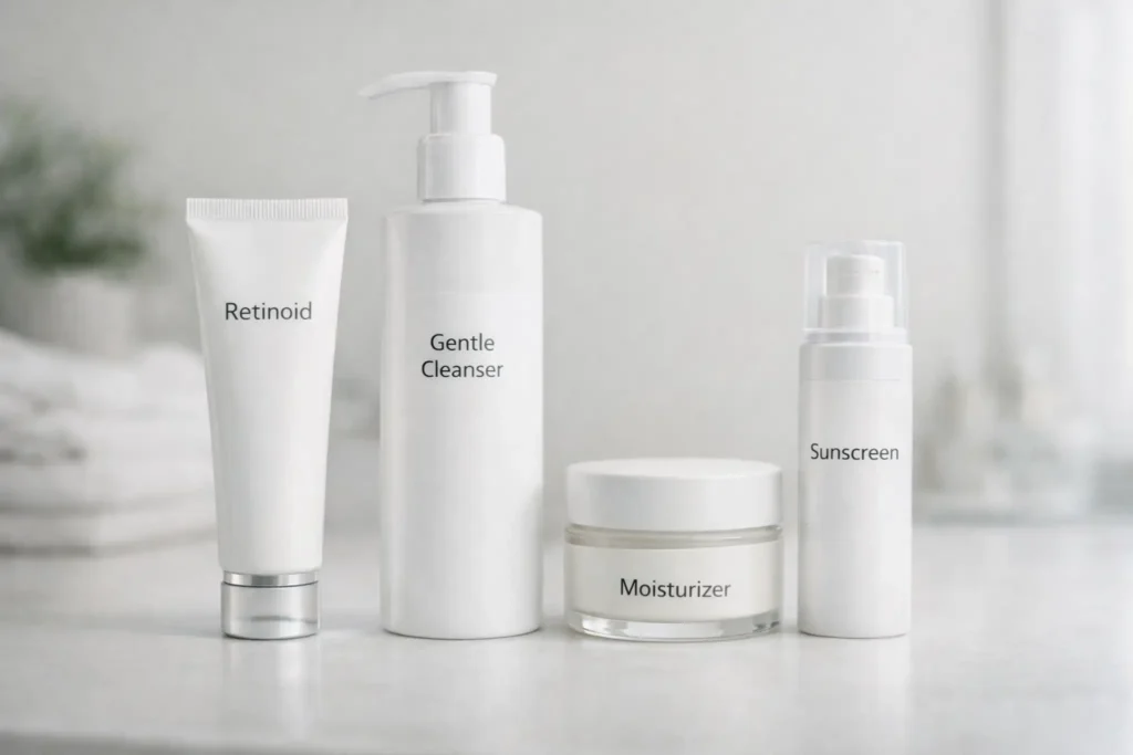 topical retinoids acne scars