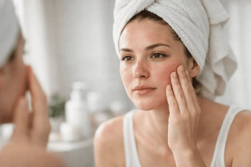purging after microneedling