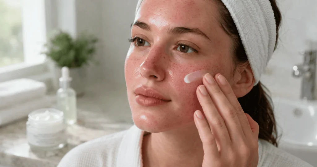 purging after microneedling