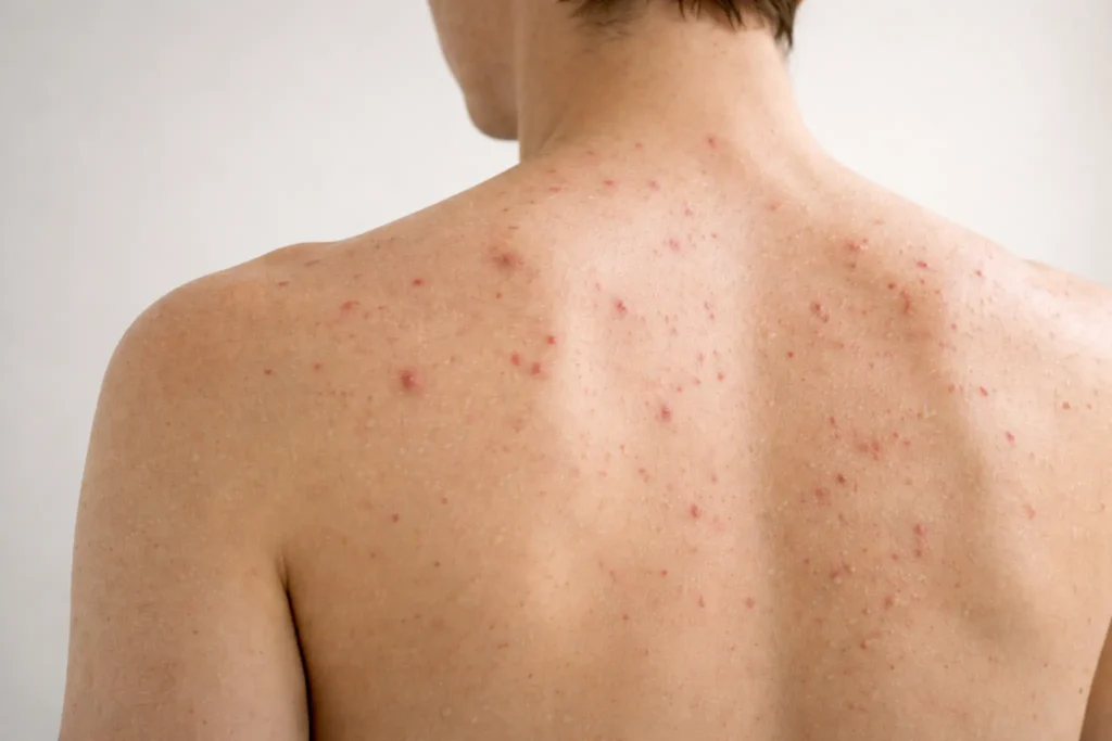 why do i have back acne