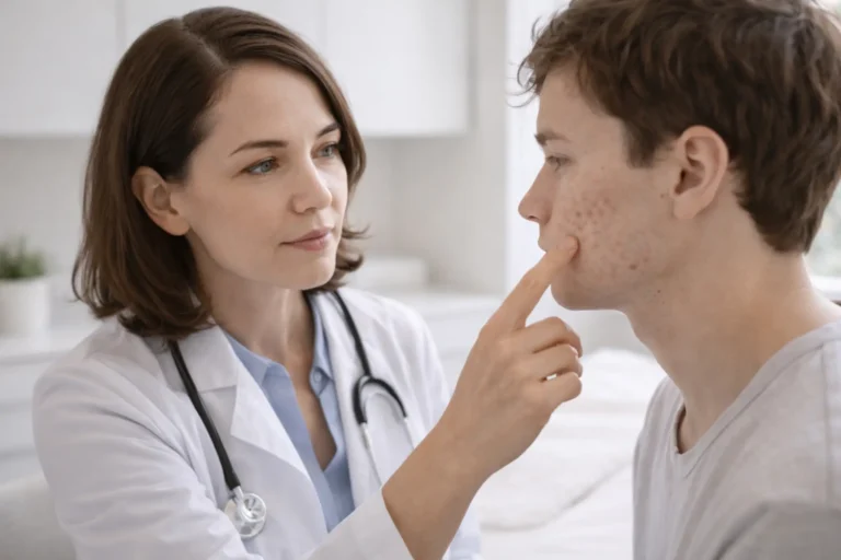 dermatologist on acne scars