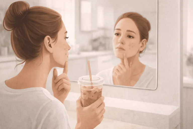 does coffee give you pimples