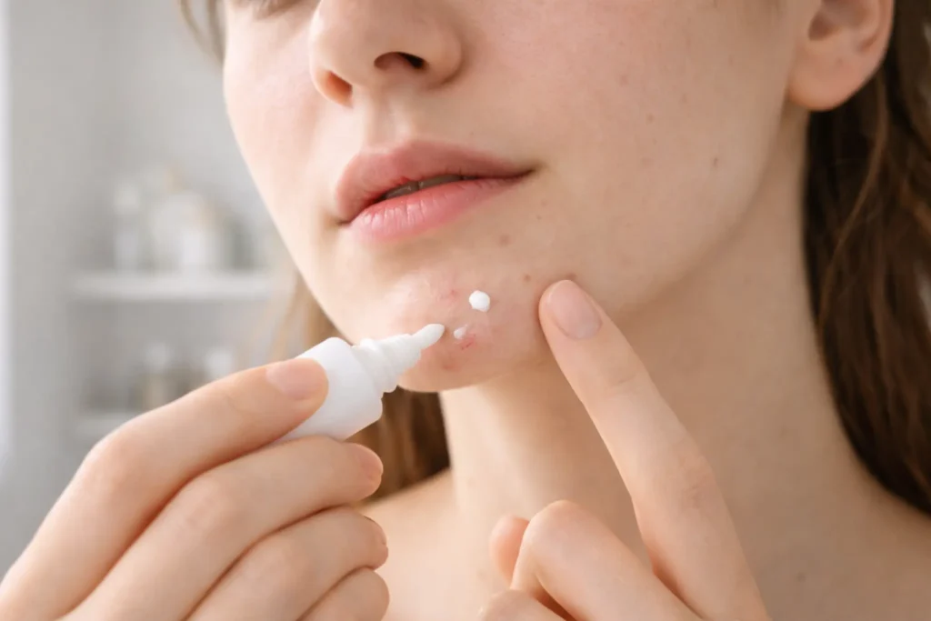 what causes chin acne