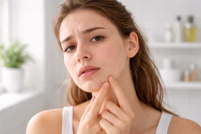 what causes chin acne