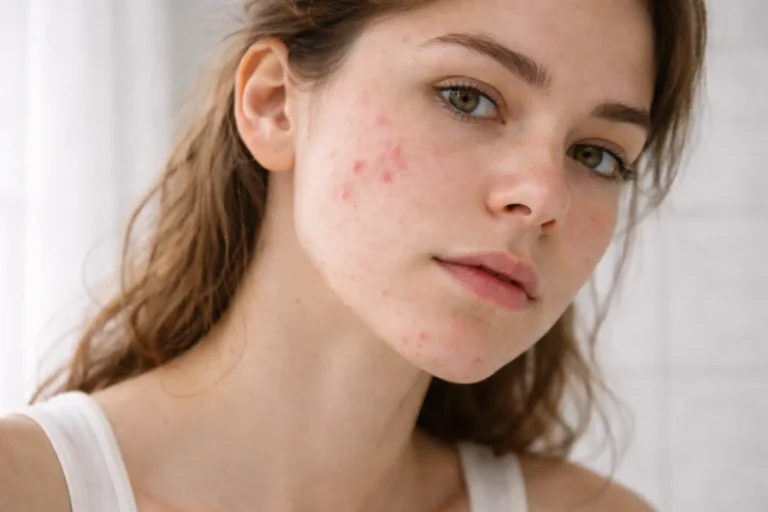 cheek acne causes