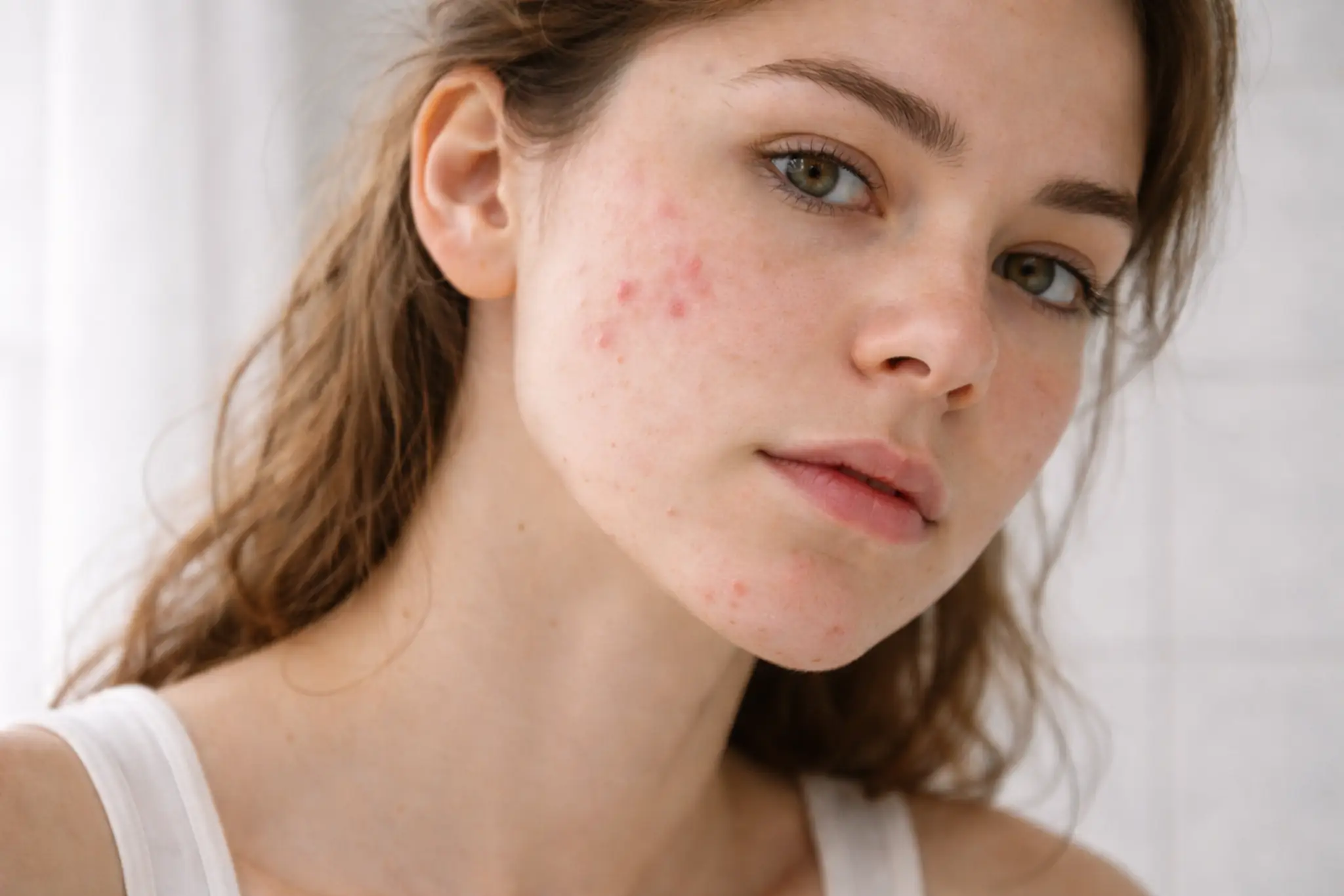 cheek acne causes