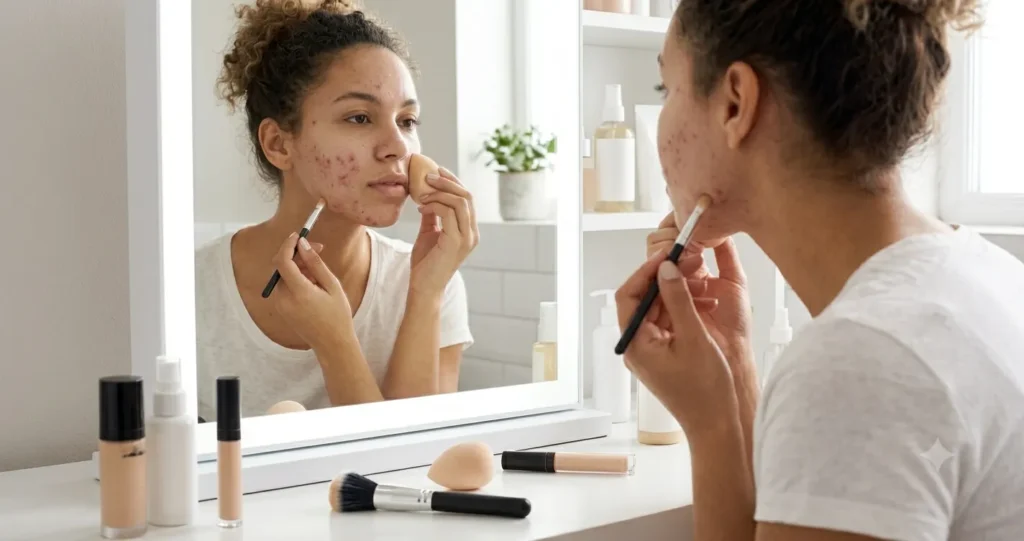 foundation for breakout prone skin