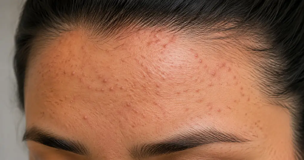 what does fungal acne look like