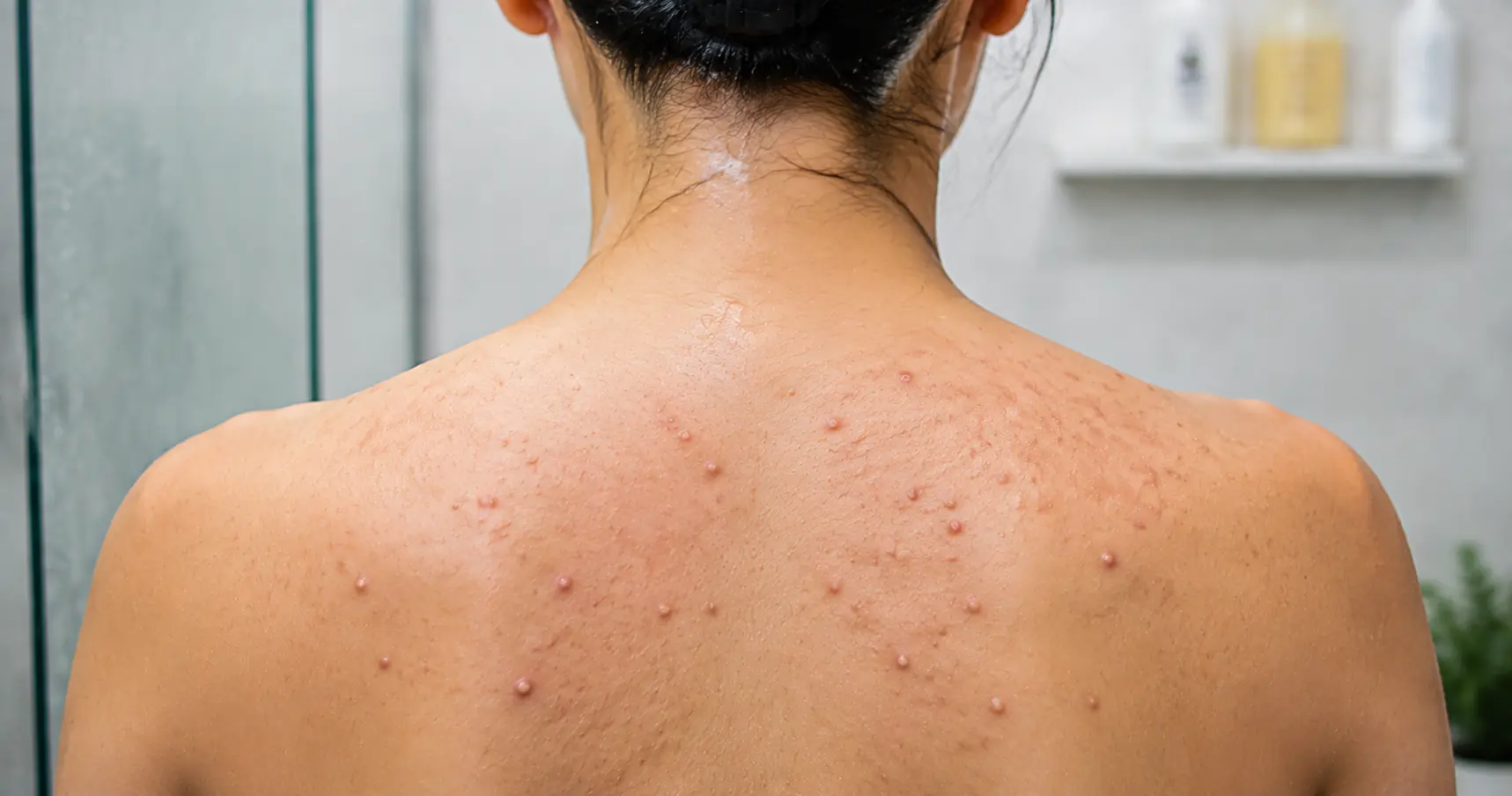 what causes back acne in females