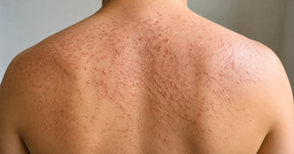 what does fungal acne look like