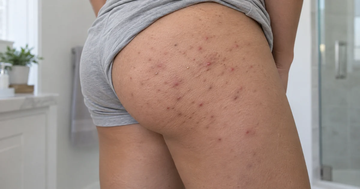 what causes butt acne