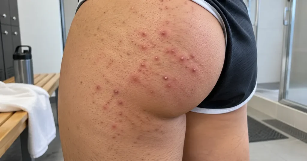 what causes butt acne