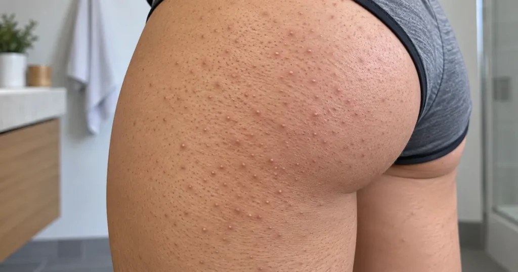 what causes butt acne