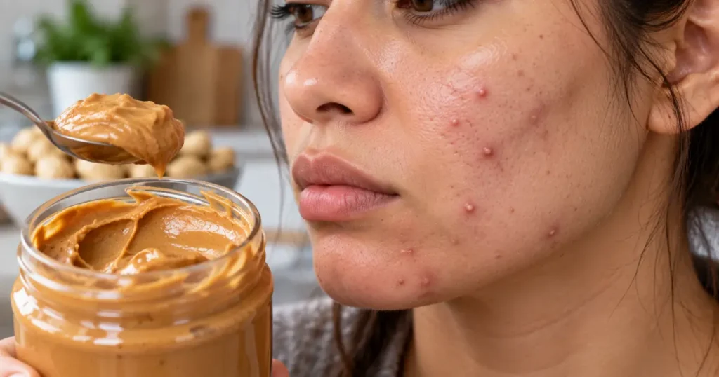 will peanut butter cause acne
