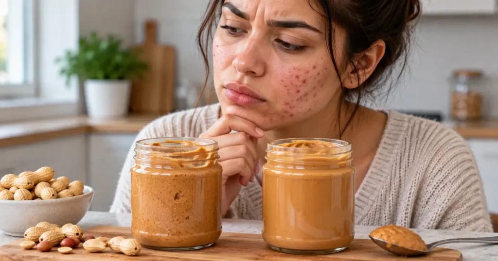 will peanut butter cause acne