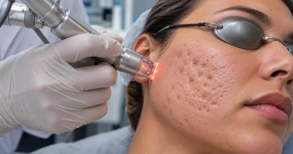aser resurfacing acne scarring