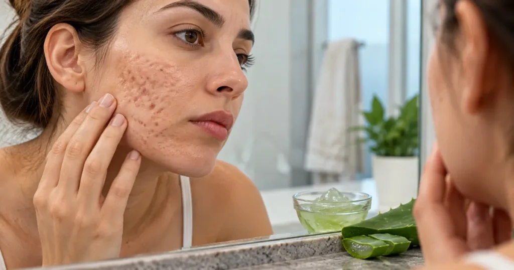 how to remove acne scars naturally in a week