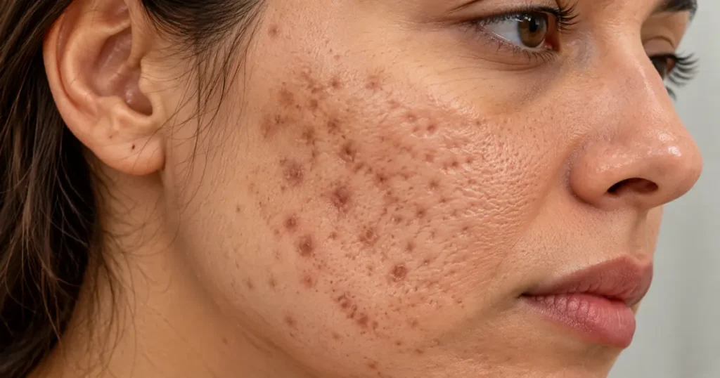 how to remove acne scars naturally in a week