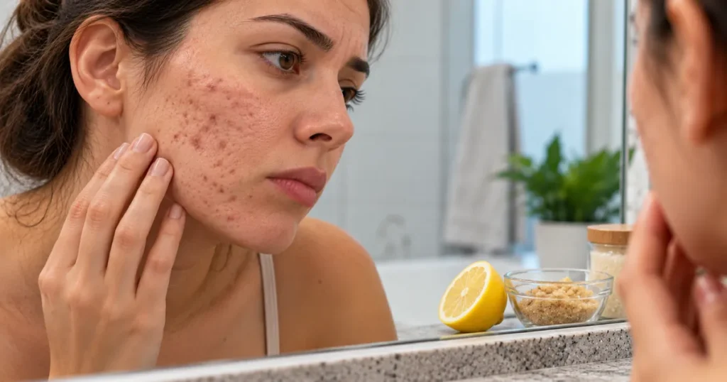 how to remove acne scars naturally in a week